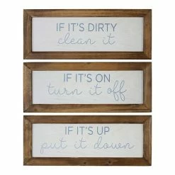 Stratton Home Decor House Humor Wall Decor 3-piece Set