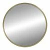 Stratton Home Decor Ava Round Gold Mirror