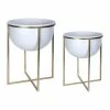 Stratton Home Decor Modern Plant Stand 2-piece Set