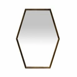 Stratton Home Decor JoJo Geometric Wood Wall Mirror
