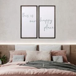 Stratton Home Decor Our Happy Place Framed Wall Art 2-piece Set -Stratton Home Decor shop unnamed file 106