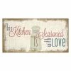 Stratton Home Decor ''Seasoned With Love'' Wall Art