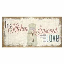Stratton Home Decor ''Seasoned With Love'' Wall Art
