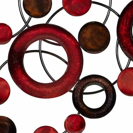 Stratton Home Decor Metallic Circles Wall Decor 3 Stratton Home Decor Metallic Circles Wall Decor - Image 3