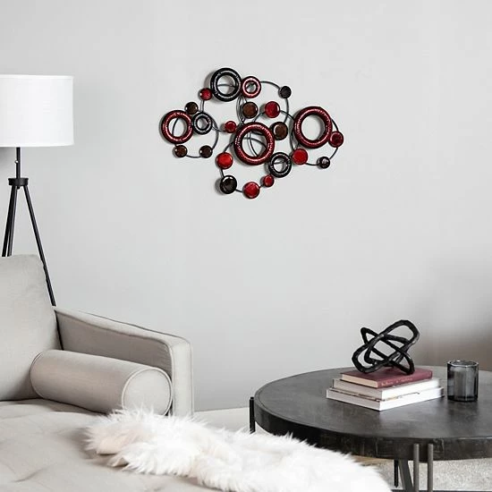 Stratton Home Decor Metallic Circles Wall Decor 6 Stratton Home Decor Metallic Circles Wall Decor - Image 6