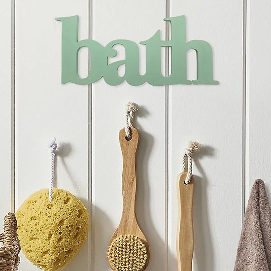 Stratton Home Decor "Bath" Wall Decor 1 Stratton Home Decor "Bath" Wall Decor