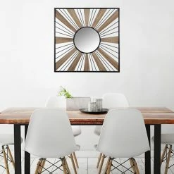 Stratton Home Decor Modern Square Sunburst Daphne Wall Mirror -Stratton Home Decor shop unnamed file 1172