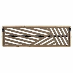 Stratton Home Decor Laser-cut Wood And Metal Towel Bar Wall Decor -Stratton Home Decor shop unnamed file 118
