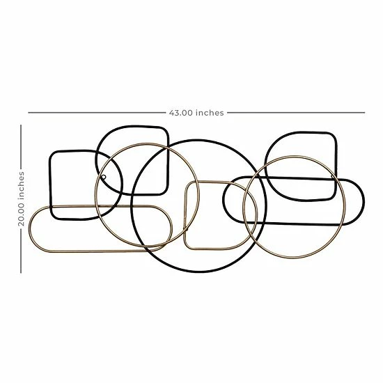 Stratton Home Decor Abstract Shapes Wall Decor 3 Stratton Home Decor Abstract Shapes Wall Decor - Image 3