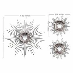 Stratton Home Decor Silver Finish Starburst Wall Decor 3-piece Set 13 Stratton Home Decor Silver Finish Starburst Wall Decor 3-piece Set -Stratton Home Decor shop unnamed file 1249