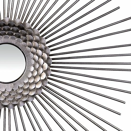 Stratton Home Decor Silver Finish Starburst Wall Decor 3-piece Set 8 Stratton Home Decor Silver Finish Starburst Wall Decor 3-piece Set - Image 8