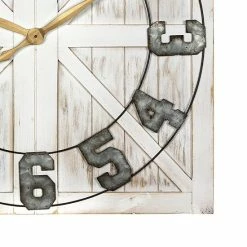 Stratton Home Decor Rustic Farmhouse Wall Clock -Stratton Home Decor shop unnamed file 127