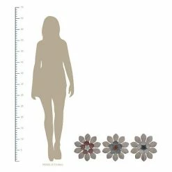 Stratton Home Decor Farmhouse Set Of 3 Multicolor Wood And Metal Flowers Wall Decor -Stratton Home Decor shop unnamed file 1272
