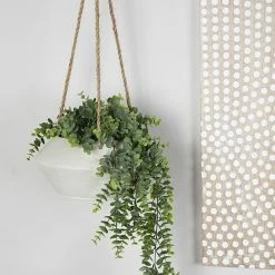 Stratton Home Decor Light Gray Hanging Planter Wall Decor -Stratton Home Decor shop unnamed file 1277