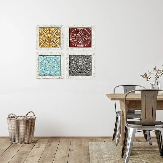 Stratton Home Decor Medallion Wall Decor 4-piece Set 2 Stratton Home Decor Medallion Wall Decor 4-piece Set - Image 2