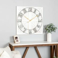 Stratton Home Decor Rustic Farmhouse Wall Clock -Stratton Home Decor shop unnamed file 130