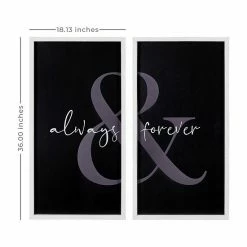 Stratton Home Decor Always Forever Framed Wall Art 2-piece Set 9 Stratton Home Decor Always Forever Framed Wall Art 2-piece Set -Stratton Home Decor shop unnamed file 1309