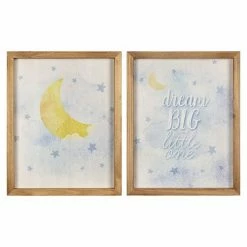 Stratton Home Decor Dream Big Little One Wall Art 2-piece Set