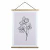 Stratton Home Decor Modern Pink Floral Print Hanger Frame Wall Art