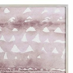 Stratton Home Decor Modern Textured Watercolor Pink Triangles Framed Wall Art -Stratton Home Decor shop unnamed file 1347