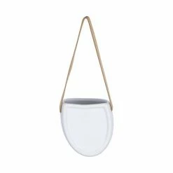 Stratton Home Decor Boho White Ceramic Hanging Planter -Stratton Home Decor shop unnamed file 1357