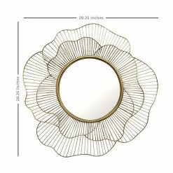Stratton Home Decor Stella Abstract Geometric Floral Wall Mirror -Stratton Home Decor shop unnamed file 1379