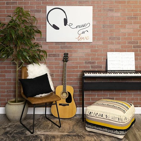 Stratton Home Decor Music Is Love Wall Art 2 Stratton Home Decor Music Is Love Wall Art - Image 2