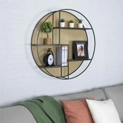 Stratton Home Decor Farmhouse Tiered Cane Webb Round Wall Shelf 5 Stratton Home Decor Farmhouse Tiered Cane Webb Round Wall Shelf -Stratton Home Decor shop unnamed file 1398