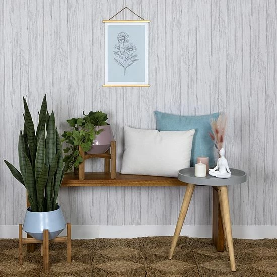 Stratton Home Decor Modern Blue Floral Print Hanger Frame Wall Art 2 Stratton Home Decor Modern Blue Floral Print Hanger Frame Wall Art - Image 2