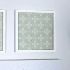 Stratton Home Decor Farmhouse White And Green Tile Framed Wall Art -Stratton Home Decor shop unnamed file 1427