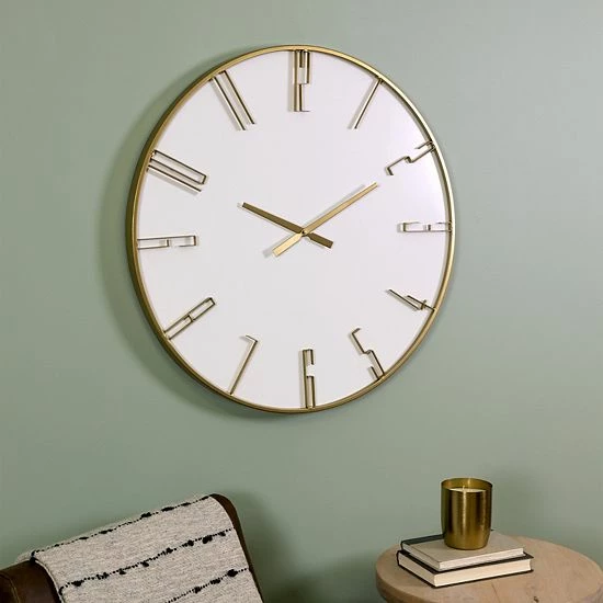 Stratton Home Decor Miles Wall Clock 3 Stratton Home Decor Miles Wall Clock - Image 3