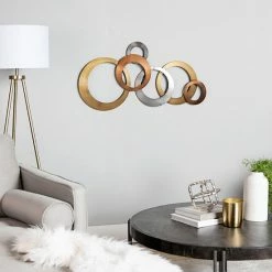 Stratton Home Decor Metallic Circles Wall Decor -Stratton Home Decor shop unnamed file 1459