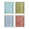 Stratton Home Decor 4-pack Bathroom Wall Art