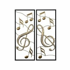 Stratton Home Decor Musical Medley Wall Decor 2-piece Set