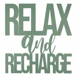 Stratton Home Decor Relax Recharge Wall Decor
