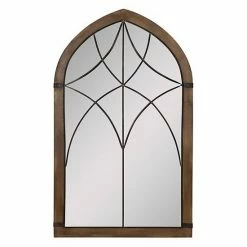 Stratton Home Decor Augusta Cathedral Wall Mirror