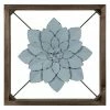 Stratton Home Decor Blue Flower Wall Decor