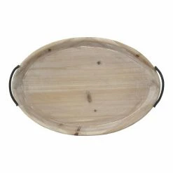 Stratton Home Decor Oval Decorative Tray Table Decor