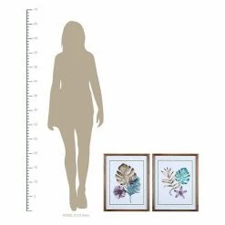 Stratton Home Decor Set Of 2 Multicolor Tropical Leaves Framed Wall Art -Stratton Home Decor shop unnamed file 1583