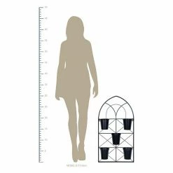 Stratton Home Decor Farmhouse 5-Pot Metal Panel Wall Planter -Stratton Home Decor shop unnamed file 1587