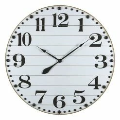 Stratton Home Decor Farmhouse 31.5" Colton Wall Clock