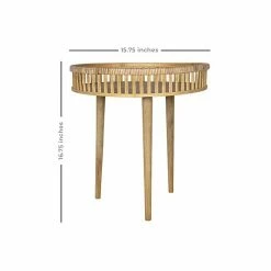Stratton Home Decor Rattan Side Table -Stratton Home Decor shop unnamed file 1626