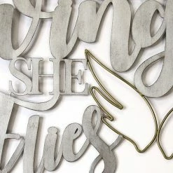 Stratton Home Decor "With Brave Wings She Flies" Wall Decor -Stratton Home Decor shop unnamed file 1662