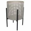 Stratton Home Decor Faux Cane Webb Planter Floor Decor