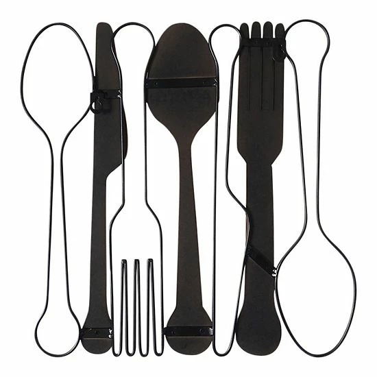 Stratton Home Decor Kitchen Utensils Wall Decor 3 Stratton Home Decor Kitchen Utensils Wall Decor - Image 3