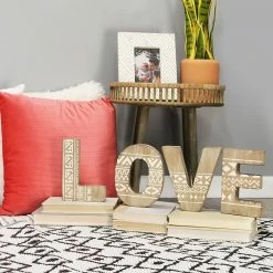Stratton Home Decor Set Of 4 Wood Love Wall Art -Stratton Home Decor shop unnamed file 1675