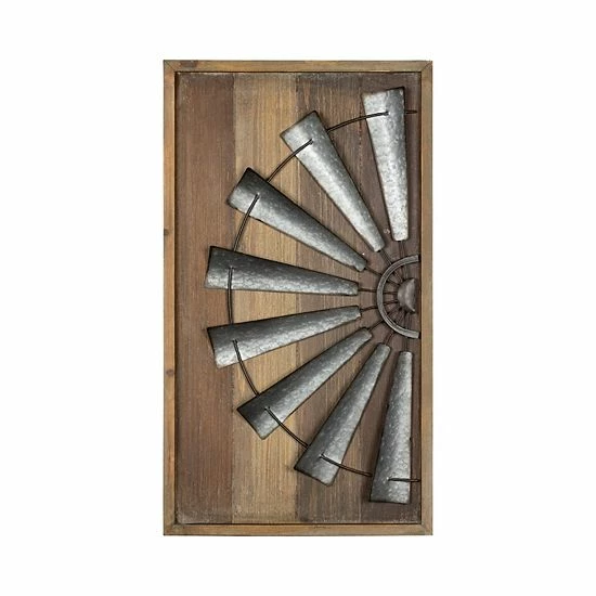 Stratton Home Decor Farmhouse Windmill Wall Decor 1 Stratton Home Decor Farmhouse Windmill Wall Decor