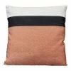 Stratton Home Decor Light Coral & Black Stripe Throw Pillow Multi