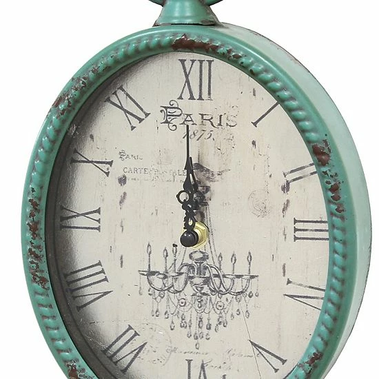 Stratton Home Decor Distressed Vintage Wall Clock 3 Stratton Home Decor Distressed Vintage Wall Clock - Image 3