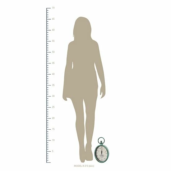 Stratton Home Decor Distressed Vintage Wall Clock 4 Stratton Home Decor Distressed Vintage Wall Clock - Image 4